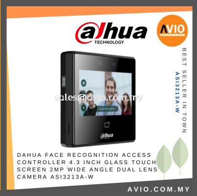 Dahua Door Access Keypad Controller Terminal Face Password IC MF Mifare Card 4.3 Inch Touch Screen 2MP Camera ASI3213A-W