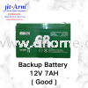 Backup Battery 12V 7AH (Good) BATTERY ACCESSORIES PART Auto Gate Accessories