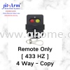 Remote Only (433HZ) 2 Way - Copy REMOTE CONTROL ACCESSORIES PART Auto Gate Accessories