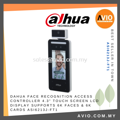 Dahua Door Access Keypad Control Terminal 4.3" Touch Screen Face IC MF Mifare Card Password 2MP 2 Megapixel ASI6213J-FT1