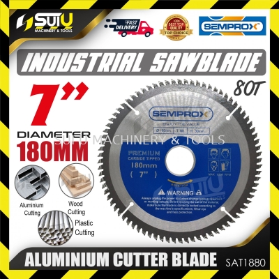 SEMPROX SAT1880 7" / 180MM 80T TCT Aluminium Cutter Blade