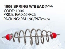 1006 SPRING WITH BEAD (6CM)