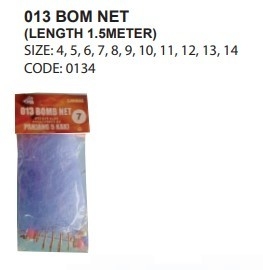 013 BOM NET ( LENGTH 1.5 METER) 4 5 6 7 8 9 10 11 12 13 14 0134