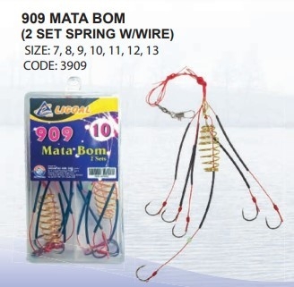 909 MATA BOM (2 SET SPRING WITH WIRE) 7 8 9 10 11 12 13 3909