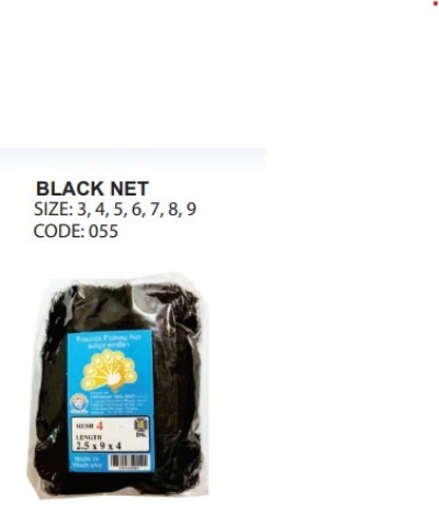 BLACK NET (SIZE 3, 4, 5, 6, 7, 8, 9)  055