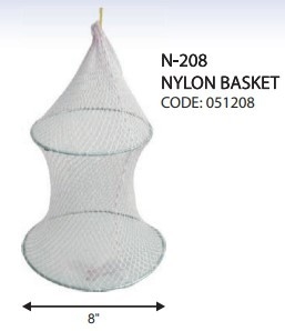 N-208 NYLON BASKET (DIAMETER 8 INCH) 051208