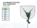 ALLUMUNIUM TELESCOPIC POLY LANDING NET (SIZE 15 18 20 22 24 INCH) 035 Landing Net Fishing Net