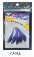 3746 SD SOFT RUBBER LURE (6CM) (5 PCS PER PKT) (PURPLE) 3746