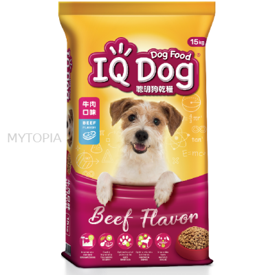 IQ DOG BEEF 15KG