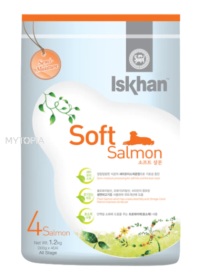 ISKHAN SOFT *SEMI MOISTURE SALMON 1.2KG