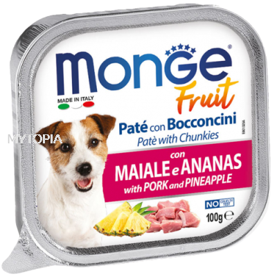 MONGE PORK AND PINEAPPLE 100G