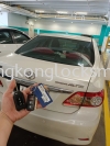 duplicate Toyota Altis car key with remote control car remote