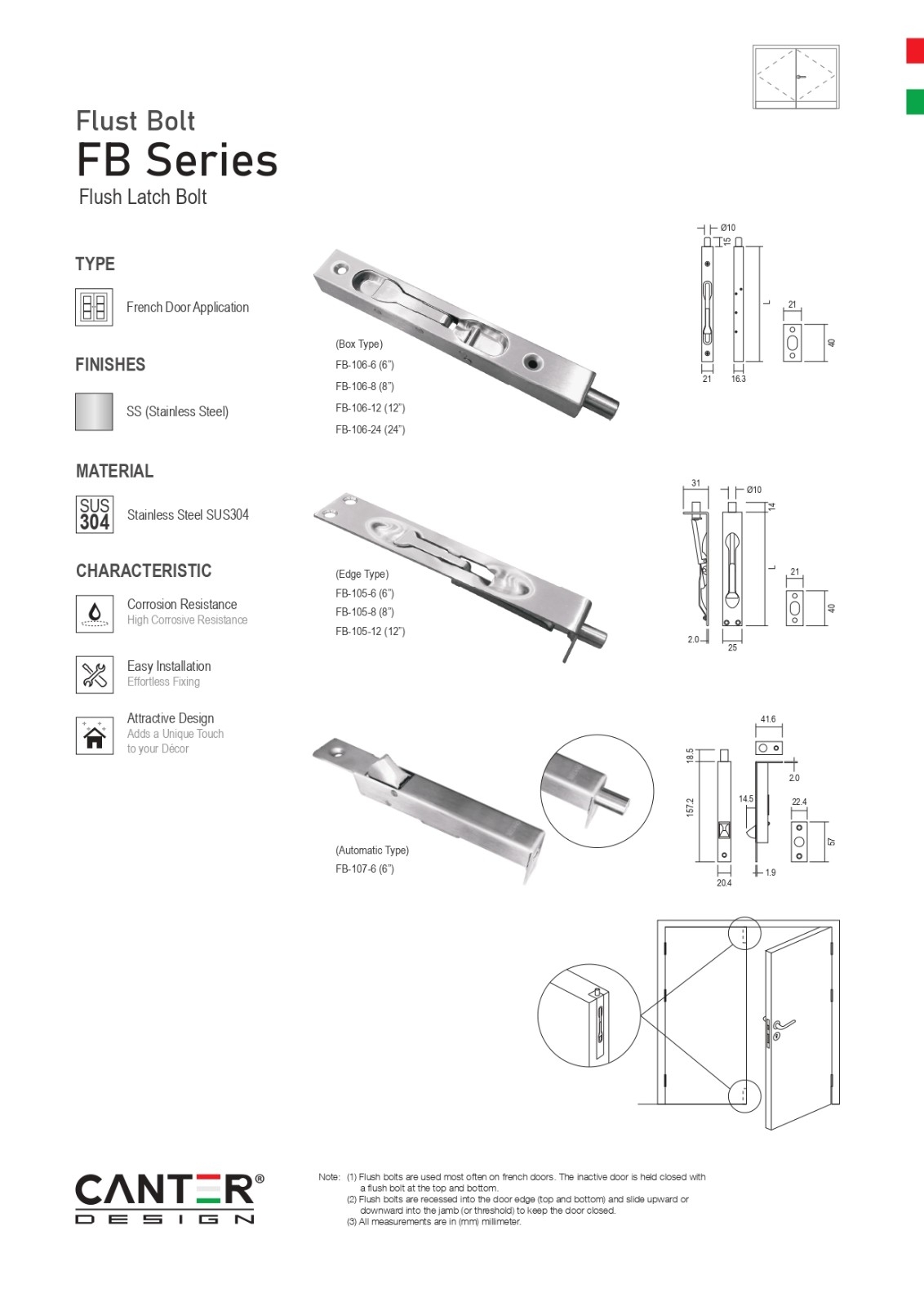 Canter Design TECA Catalogue 071 Teca Locks Deadbolt Lock / Door Lock / Digital Lock / Smart Lock  Catalog & Brochure