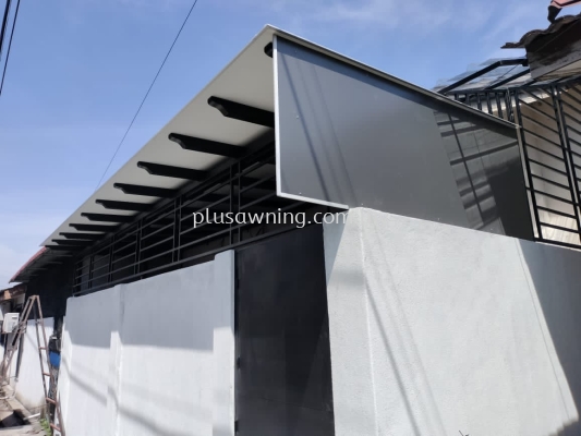 SITE COVER ALUMBOND COMPOSITE PANEL @JALAN BM 3/5, BANDAR PUTRA MAHKOTA, BANGI LAMA, SELANGOR