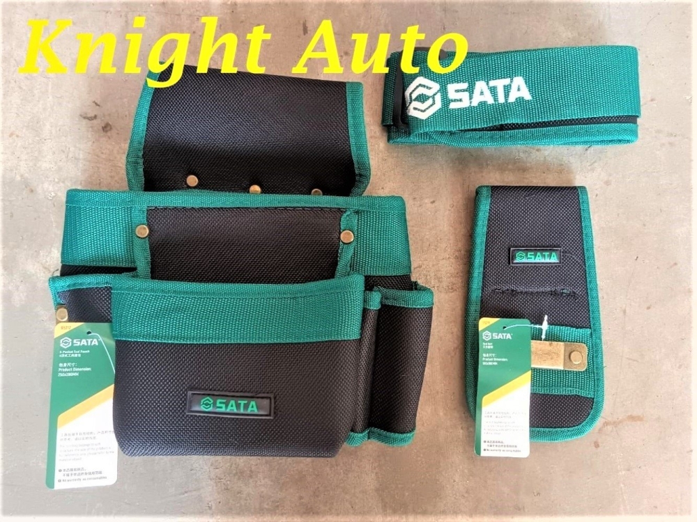 Sata 95212T5 6 Pocket Belt Pouch Working Belt With Measure Hook sata-95212t5-6-pocket-belt-pouch-working-belt-with-measure-hook