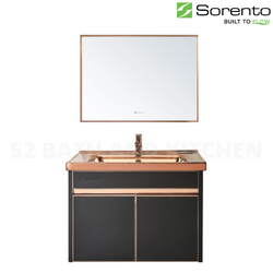 Sorento 5 in 1 Basin Cabinet SRTBF 31414 (Rose/ Gold Black)