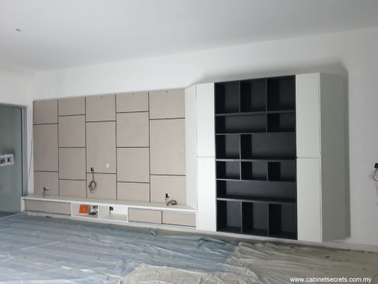 Custom TV Cabinet Sample Reference In Puchong Bandar Kinrara