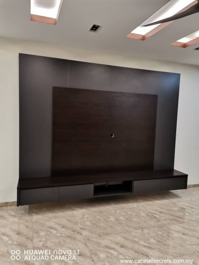 Custom TV Cabinet Sample Reference In Puchong Bandar Kinrara