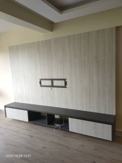 Custom TV Cabinet Sample Reference In Puchong Bandar Kinrara