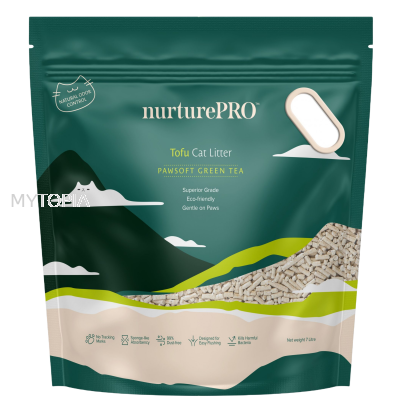 NURTURE PRO GREEN TEA TOFU CAT LITTER 7L