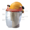 Carrier With Spherical Clear Visor  Head Protection Personal Protective Equipments ( PPE'S)