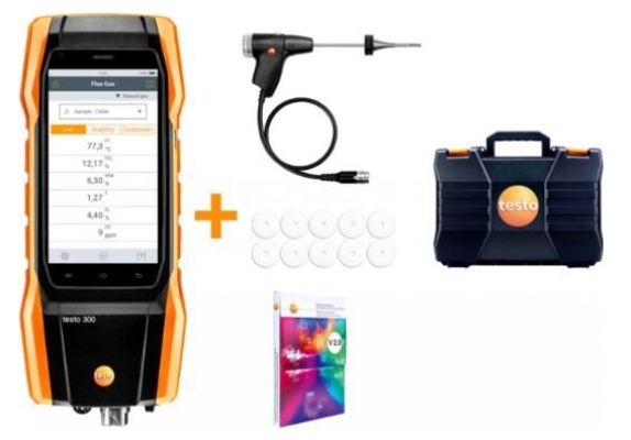 TESTO 300 LONGLIFE KIT 3 - FLUE GAS ANALYZER