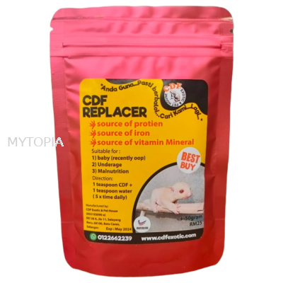 CDF SUGAR GLIDER MILK REPLACER POWDER 50G