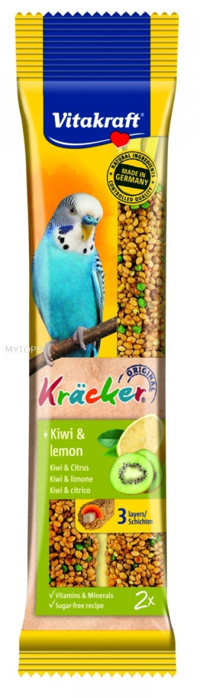 VITAKRAFT KRACKER BUDGIE KIWI & LEMON 60G