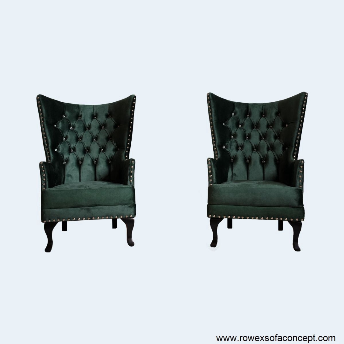 Rowex Wing Chair - 007 	Kerusi Sayap Perabot Sofa Carta Pilihan Warna Corak