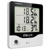 Elitech BT-3 LCD Indoor/Outdoor Digital Hygrometer Thermometer With Clock And Min/Max Value HYGROMETER ELITECH