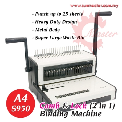 S950 Comb Binding Machine