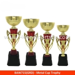 BAW715 Metal Cup Trophy (GOLD RED)