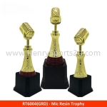 RT6004 Resin Microphone Trophy (Music Speaker)