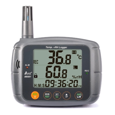 AZ 88081 TEMPERATURE / HUMIDITY DATA LOGGER / MONITOR