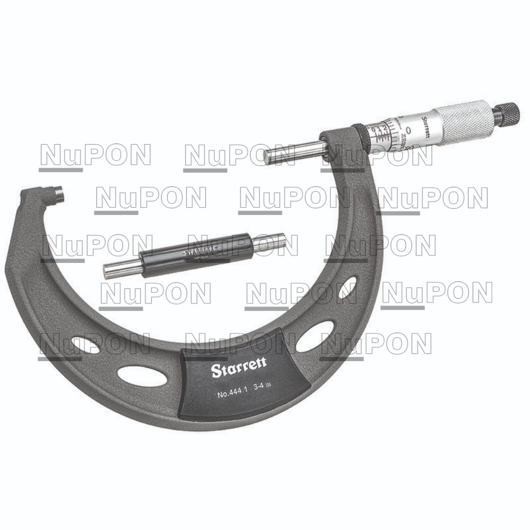 STARRETT T444.1XRL-4 Outside Micrometer