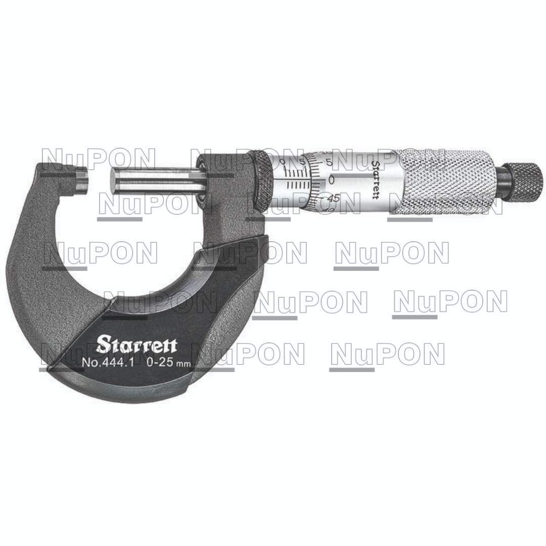 STARRETT 444.1MXRL-25 Outside Micrometer