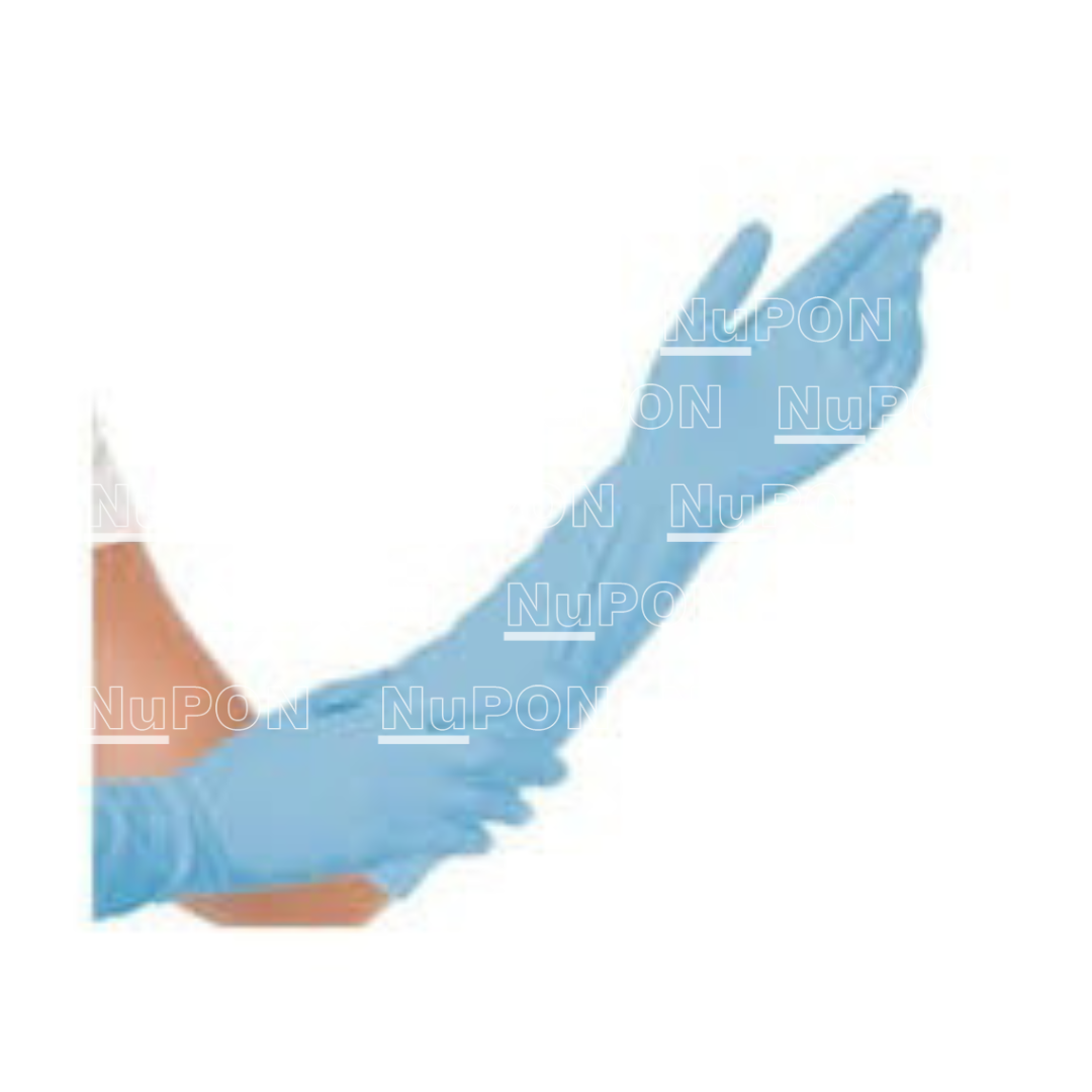 Extra Long Nitrile Glove, Power Free, Disposable
