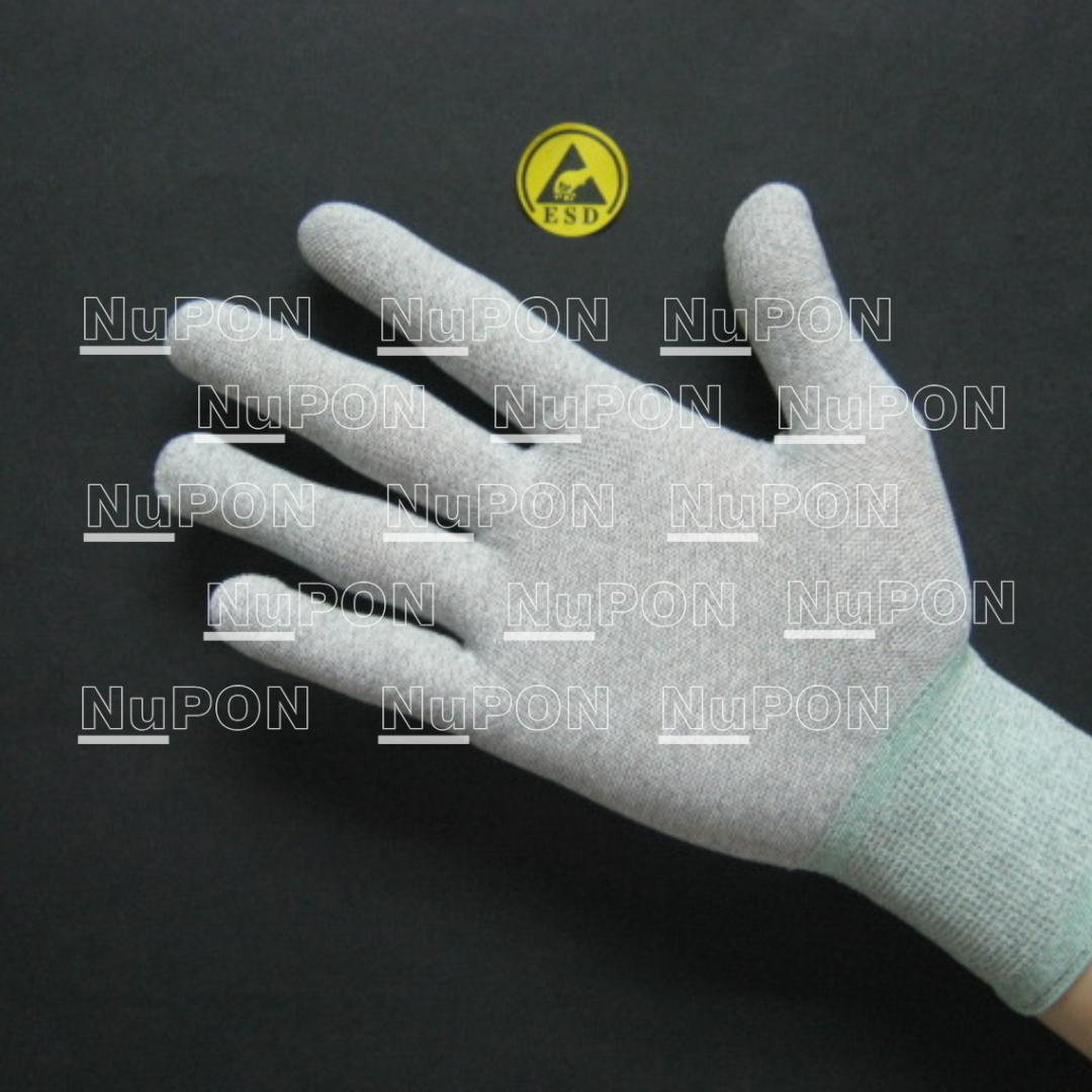 Carbon Knitted Without PU Coated Gloves