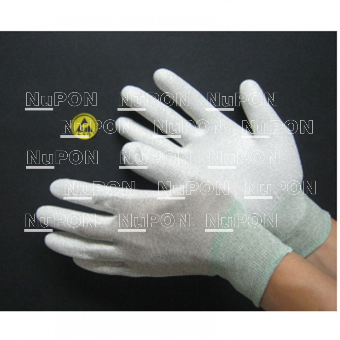 Conductive PU Palm Coated Gloves