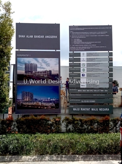 ECO ARDENCE CONSTRUCTION PROJECT BOARD AT SETIA ALAM, SHAH ALAM, SELANGOR, MALAYSIA