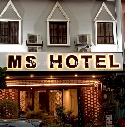 MS HOTEL 3D BOXUP LED BACKLIT AT KUALA LUMPUR, MALAYSIA