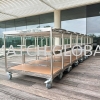 stainless steel hotel food trolley  Customize Furniture