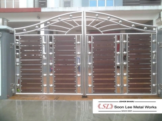 Stainless Steel Curve Gate - 003