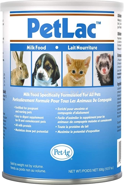 PetAg Petlac Milk Powder - Food Source for Orphaned Animals - Similar to Mother's Milk - Milk Replac