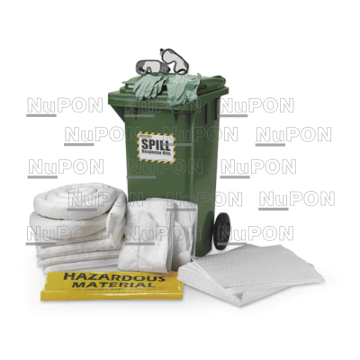 120 Litre Dispenser Spill Kit Cart - Oil Only