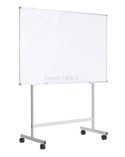 Magnetic White Board With Mobile Stand