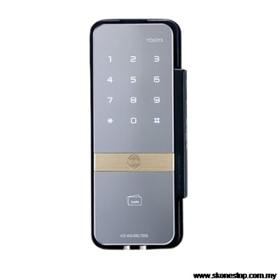 YDG313 - Proximity Card Key  Remote Control  Keypad Digital Door Lock For Glass Doors (Rim Lock)