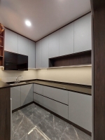 Modern Grey Kitchen Cabinet Design-One Stop Renovation - Residential - Pulai Mutiara, Johor Bahru