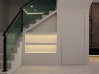 Modern Understairs Storage Design for Living Room-One Stop Renovation - Residential - Pulai Mutiara, Johor Bahru