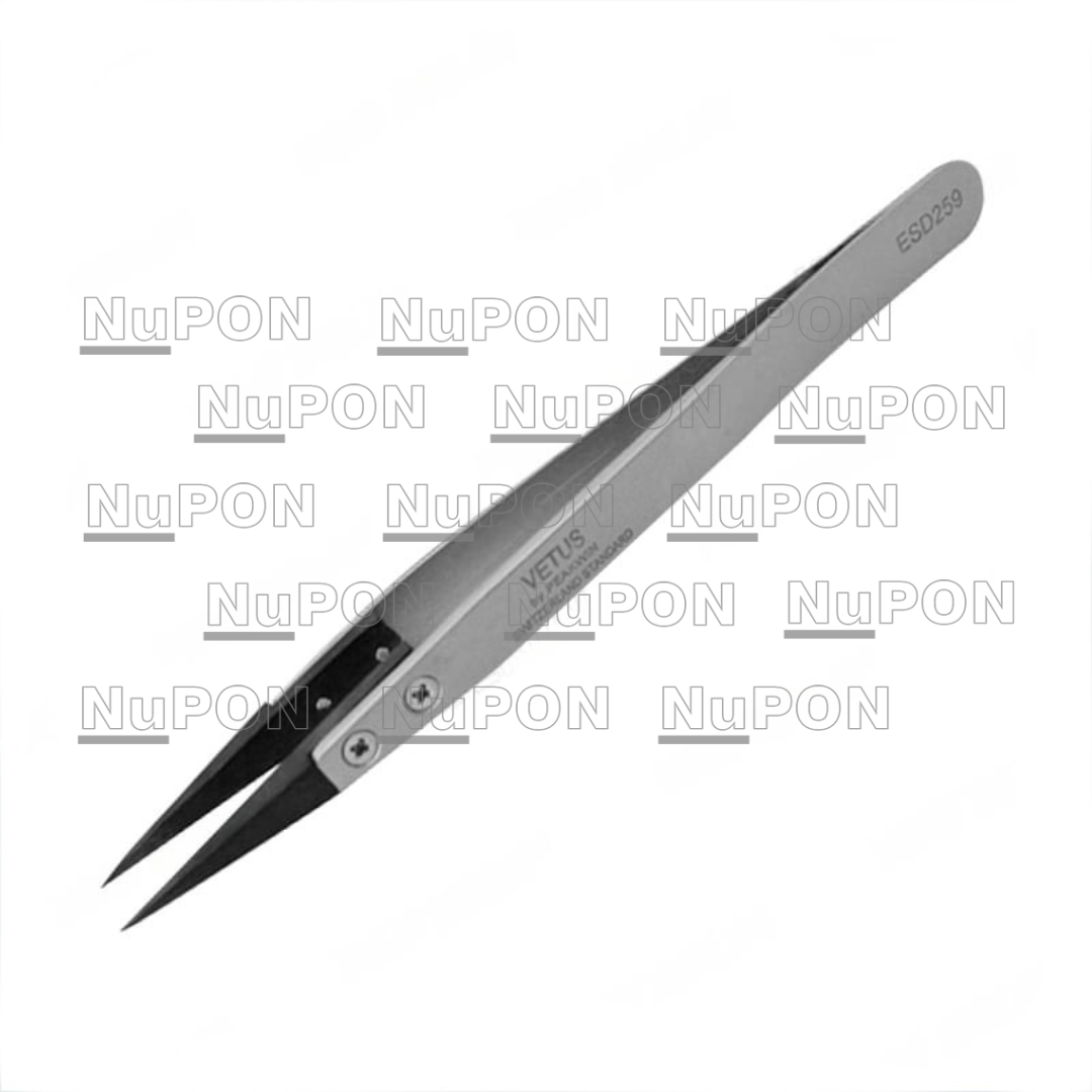 ESD-259 ESD Replaceable Tip Stainless Steel Tweezers